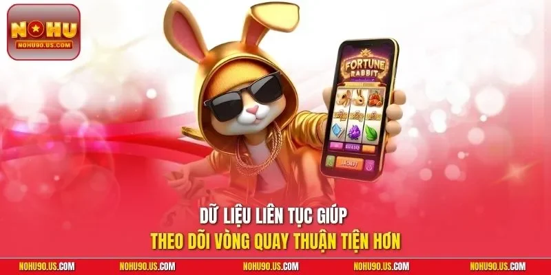Dữ liệu liên tục giúp theo dõi vòng quay thuận tiện hơn